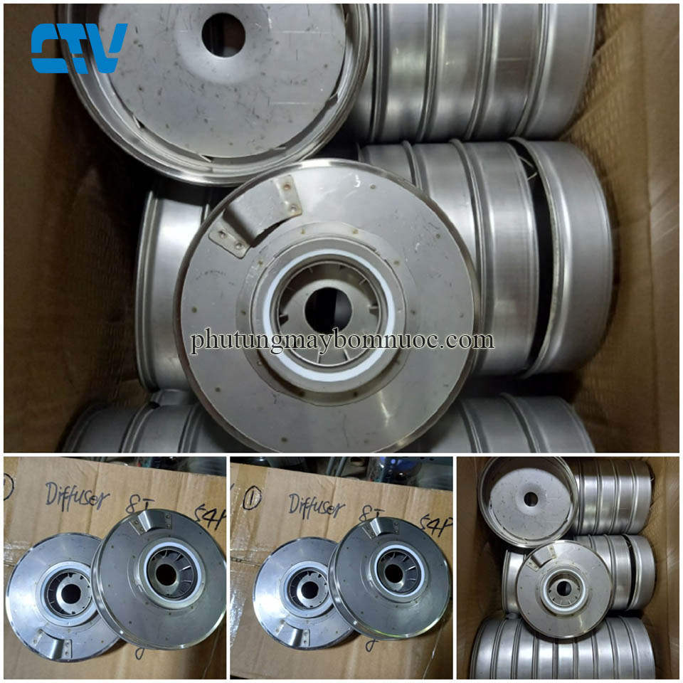 Phụ Tùng Máy Bơm Trục Đứng Các Hãng: CNP, Single, Grundfos, Ewara...