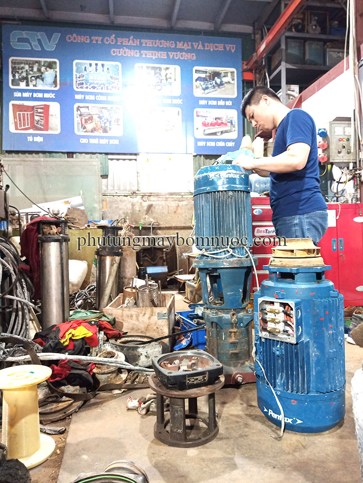 Sửa máy bơm nước đa tầng cánh Pentax MSV/MSH