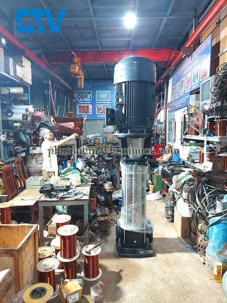 Tại Hà Nội mua máy bơm trục đứng chính hãng, giá rẻ ở đâu?