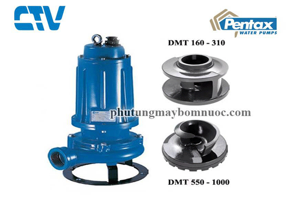 Pentax DMT410 3KW - Cánh Máy Bơm Chìm Nước Thải