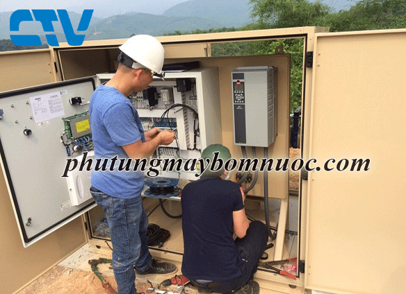 Lắp đặt biến tần vào hệ thống máy bơm nước