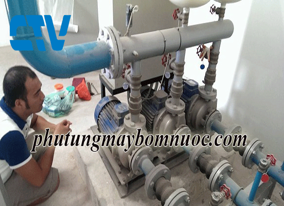 Lắp hệ thống máy bơm tăng áp cung cấp nước sinh hoạt cho các tòa nhà