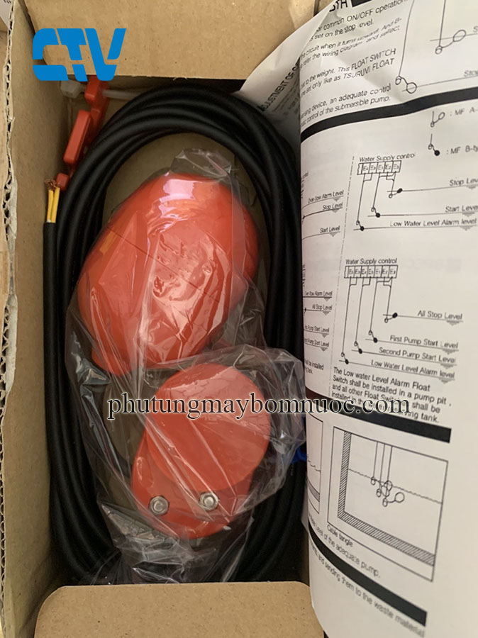 Phao điện máy bơm Tsurumi MC