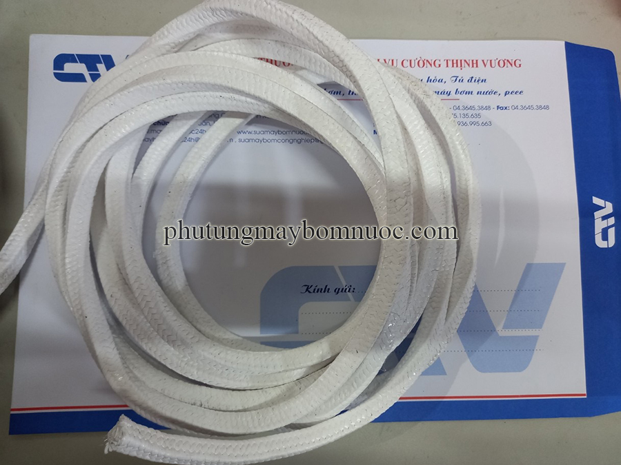 Sợi túp làm kín ( Dây tết chèn) máy bơm Size 16mm
