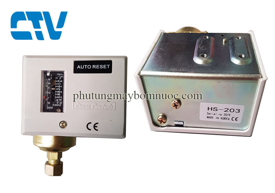 Công tắc áp suất Auto Reset Autosigma HS-203