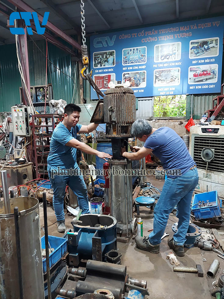 Sửa máy bơm – Sửa bơm trục đứng chất lượng, giá rẻ