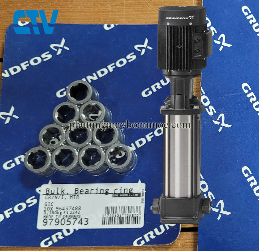 Bạc đá bơm trục đứng Grundfos CR 1-2