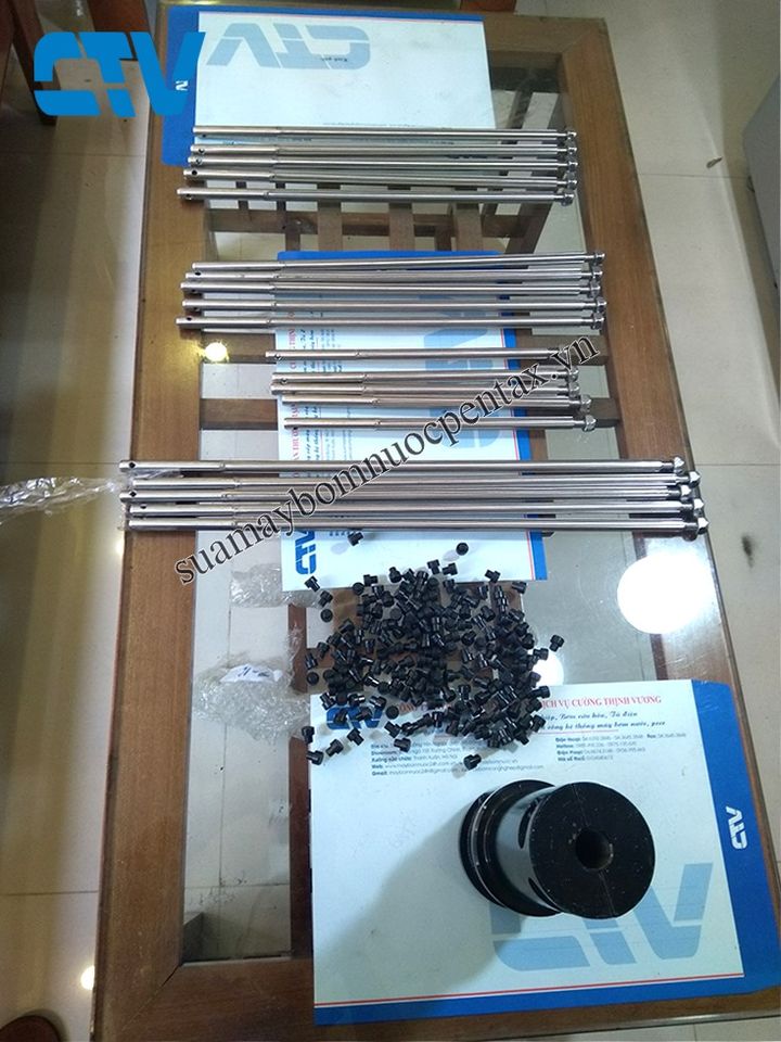 Sửa máy bơm trục đứng khi bị hỏng trục