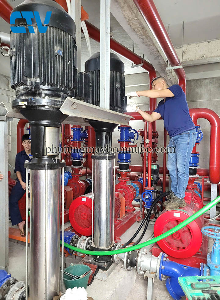 Dịch vụ sửa chữa, bảo dưỡng máy bơm trục đứng chuyên nghiệp